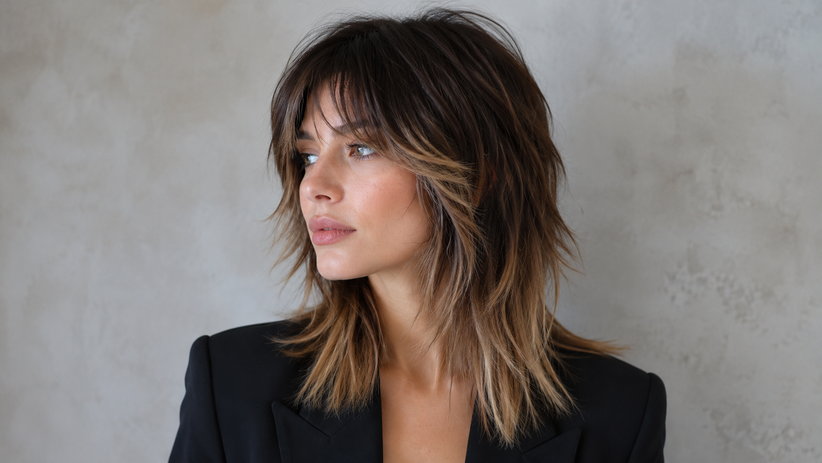 Two-Tone Wolf Cut Alternative Color